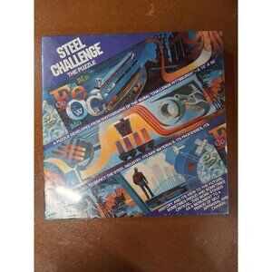 Steel Challenge 600+ Piece Jigsaw Puzzle 10" X 16" Ages 7+ Vibrant Industrial Mu